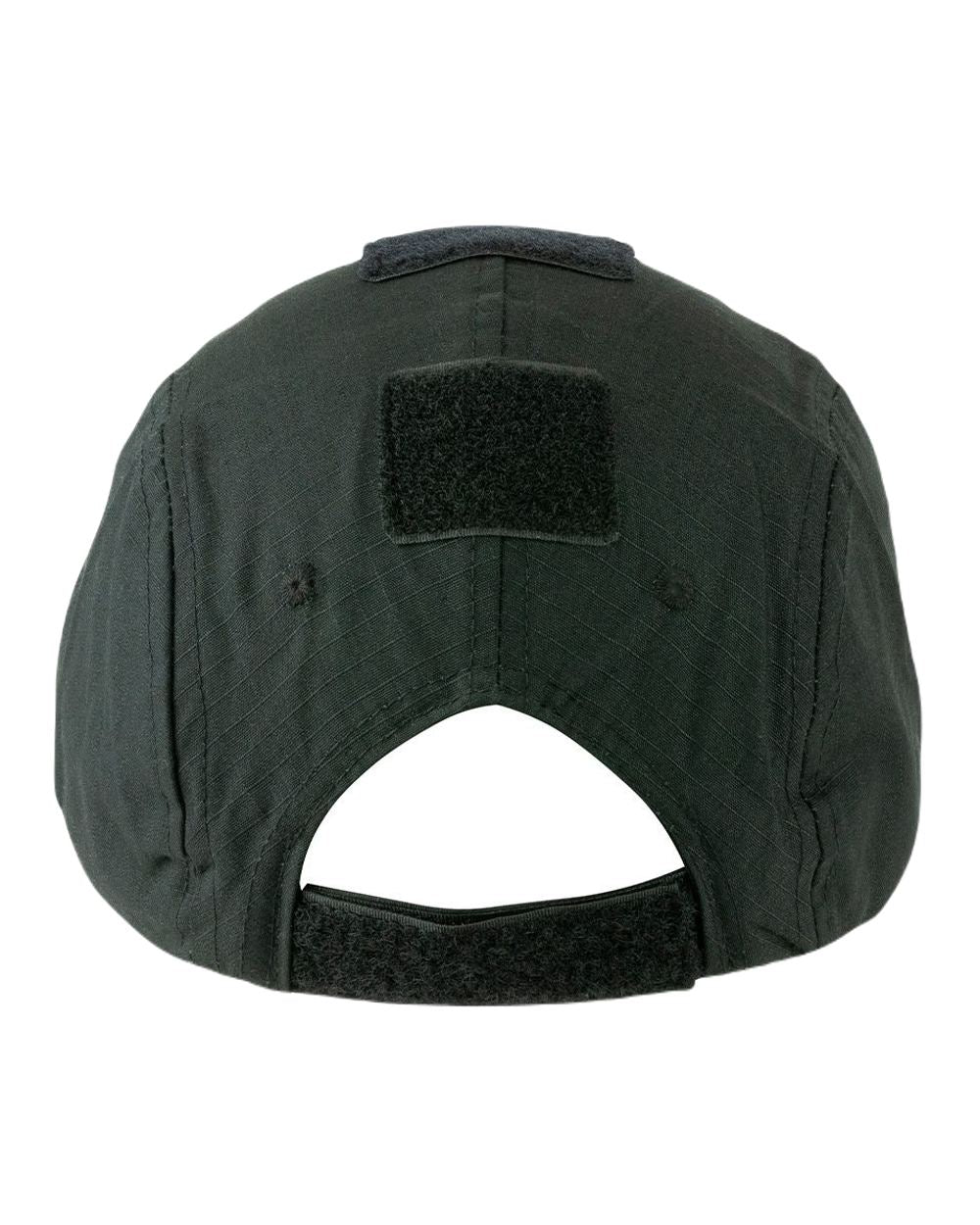 Black Coloured Viper Elite Baseball Hat on white background #colour_black
