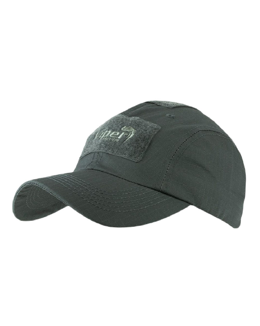 Titanium Coloured Viper Elite Baseball Hat on white background #colour_titanium