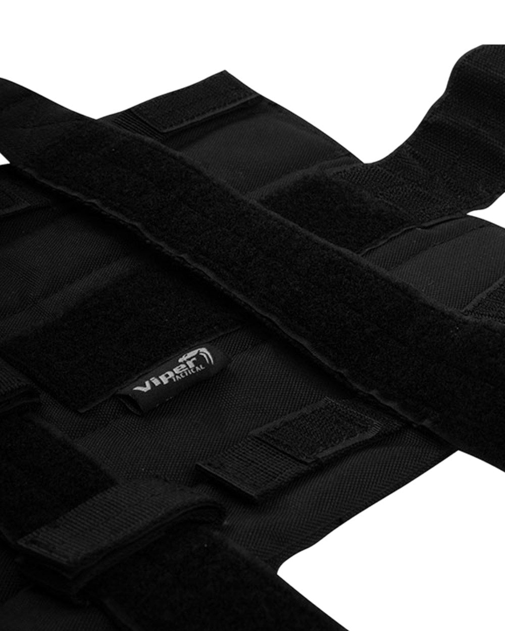 Black Coloured Viper Elite Dropleg Platform on white background #colour_black