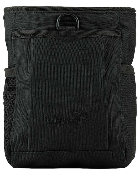 Black Coloured Viper Elite Dump Bag on white background #colour_black