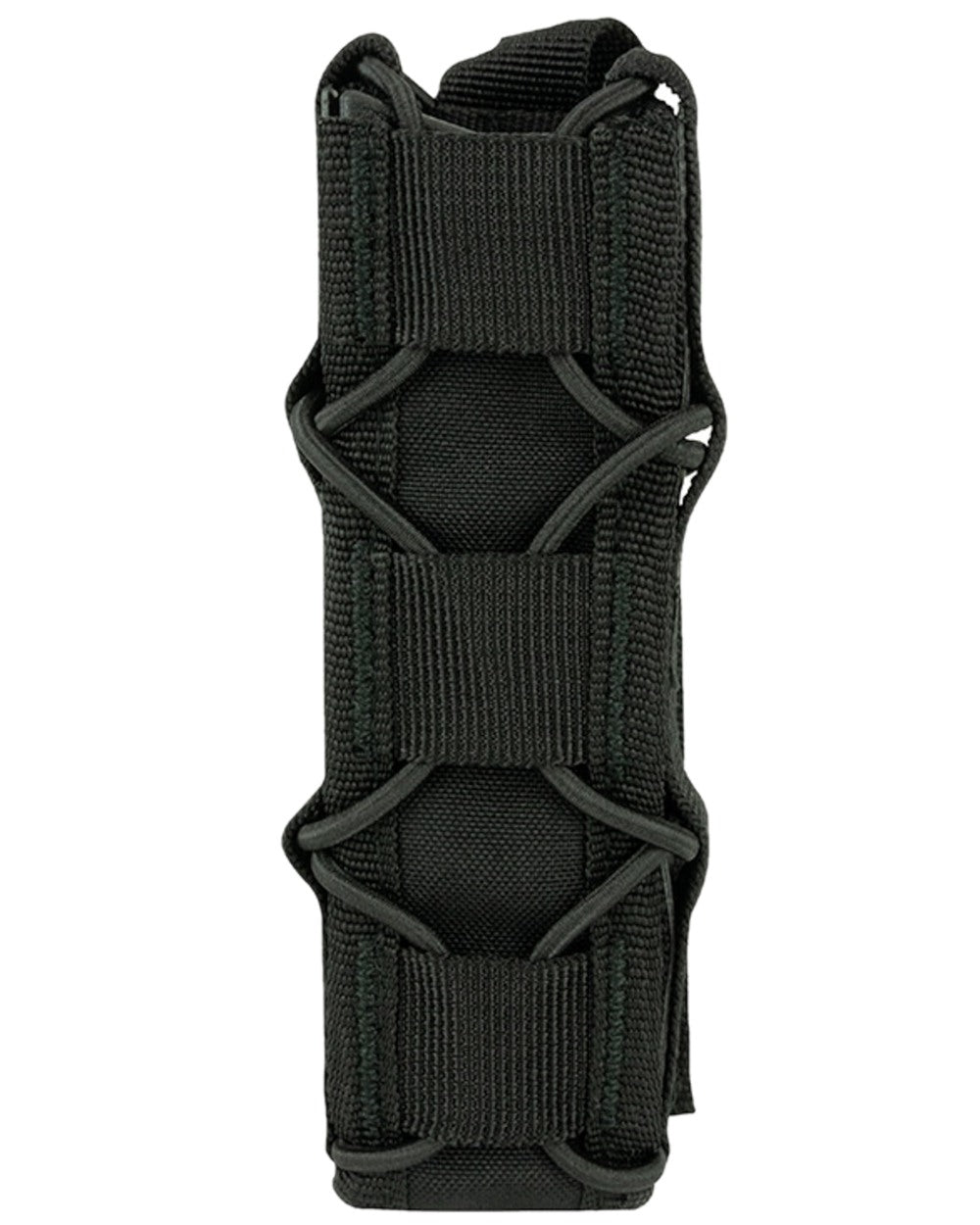 Black Coloured Viper Elite Extended Pistol Mag Pouch on white background #colour_black