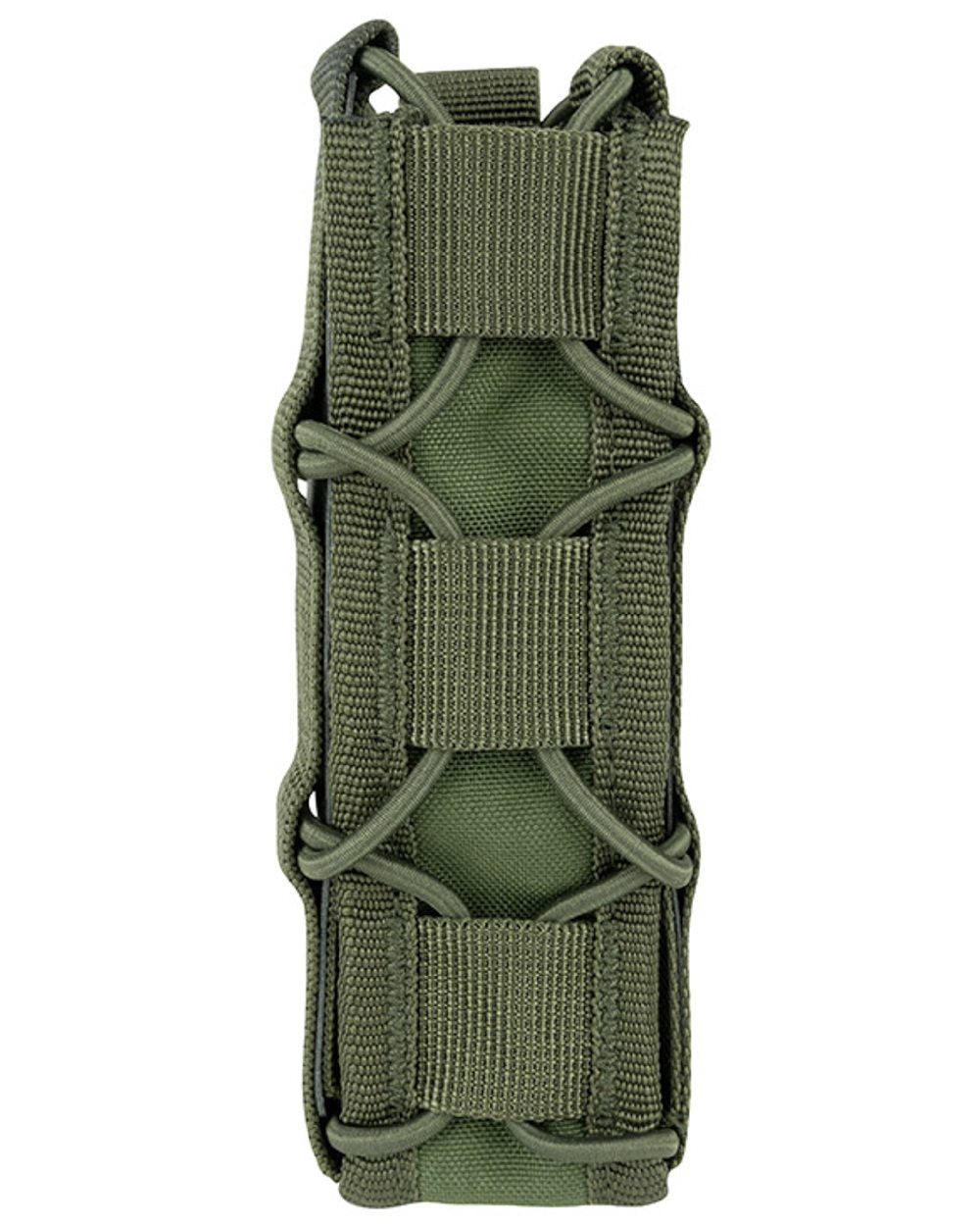 Green Coloured Viper Elite Extended Pistol Mag Pouch on white background #colour_green
