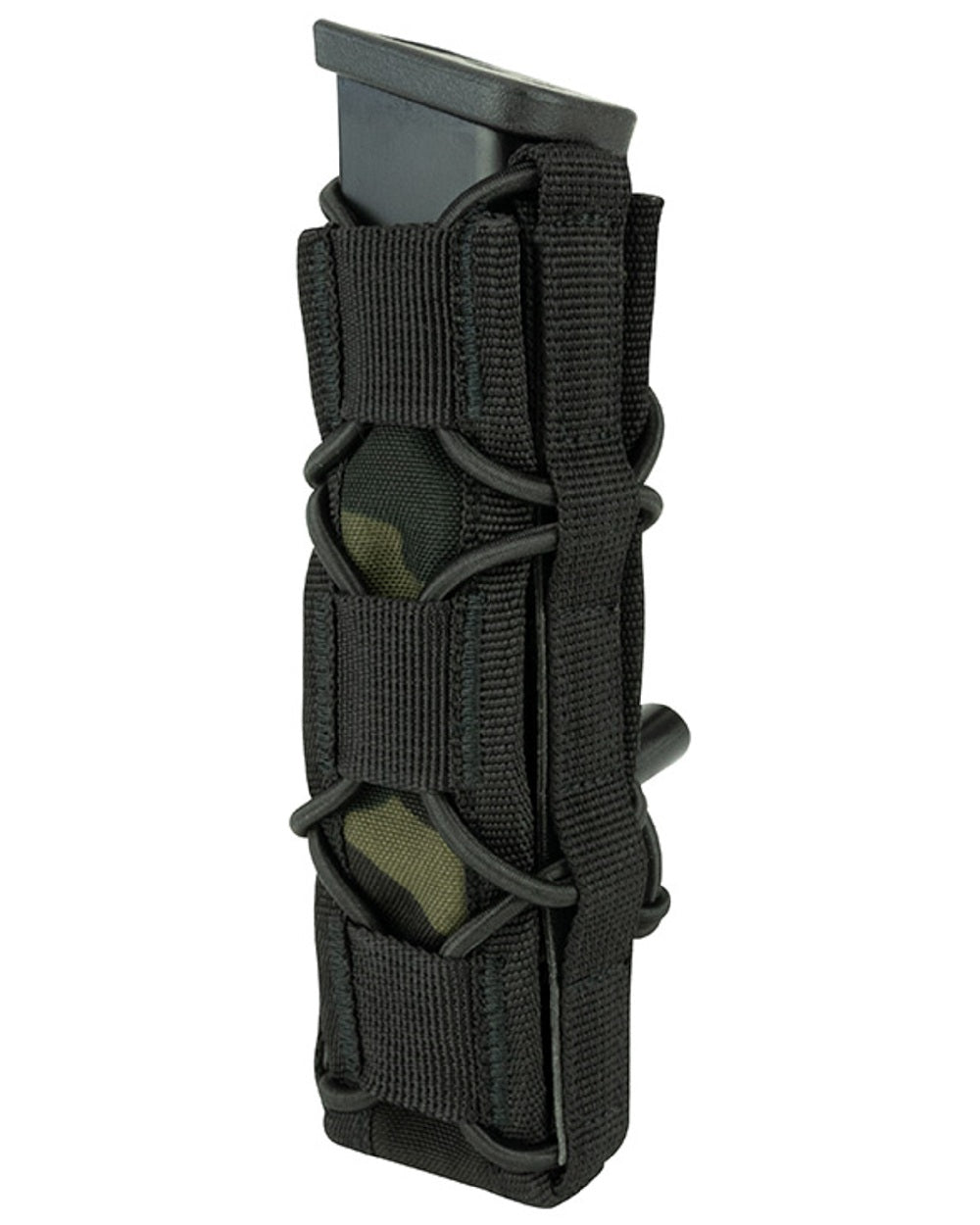VCAM Black Coloured Viper Elite Extended Pistol Mag Pouch on white background #colour_vcam-black