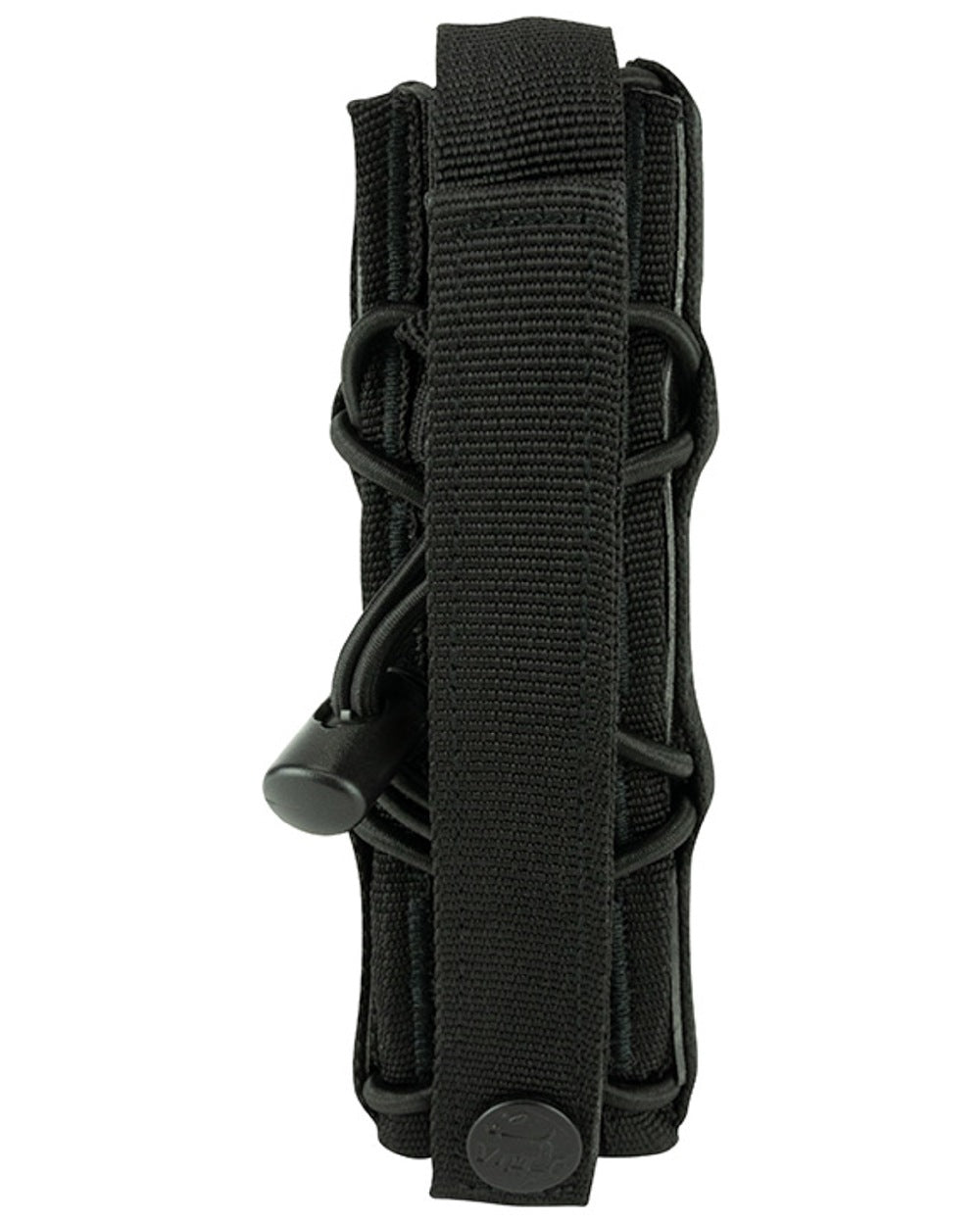 VCAM Black Coloured Viper Elite Extended Pistol Mag Pouch on white background #colour_vcam-black