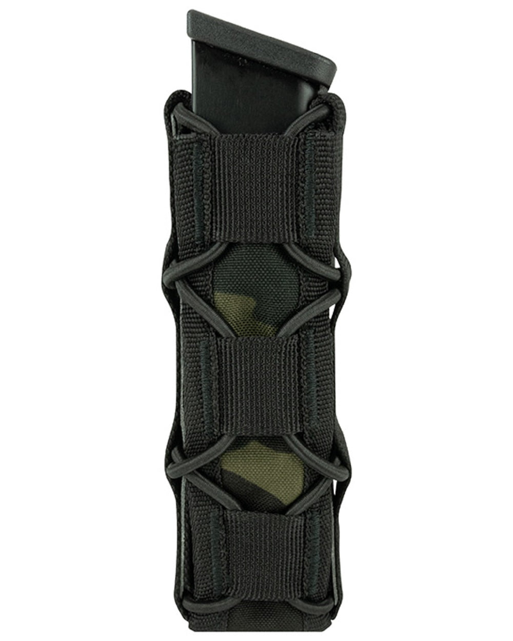 VCAM Black Coloured Viper Elite Extended Pistol Mag Pouch on white background #colour_vcam-black