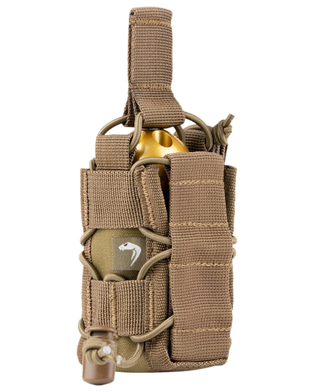 Dark Coyote Coloured Viper Elite Grenade Pouch on white background #colour_dark-coyote