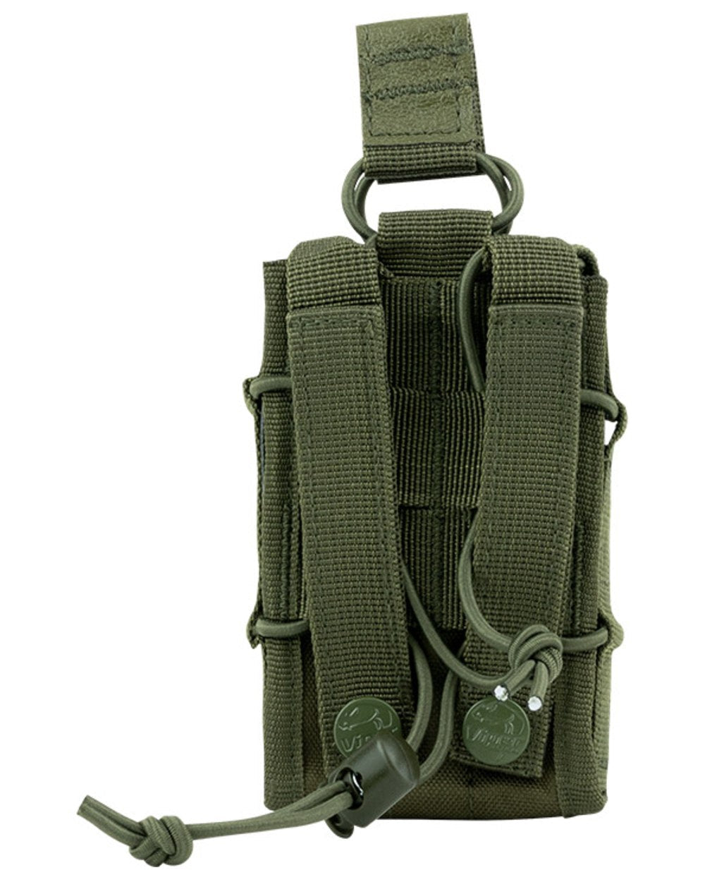 Green Coloured Viper Elite Mag Pouch on white background #colour_green
