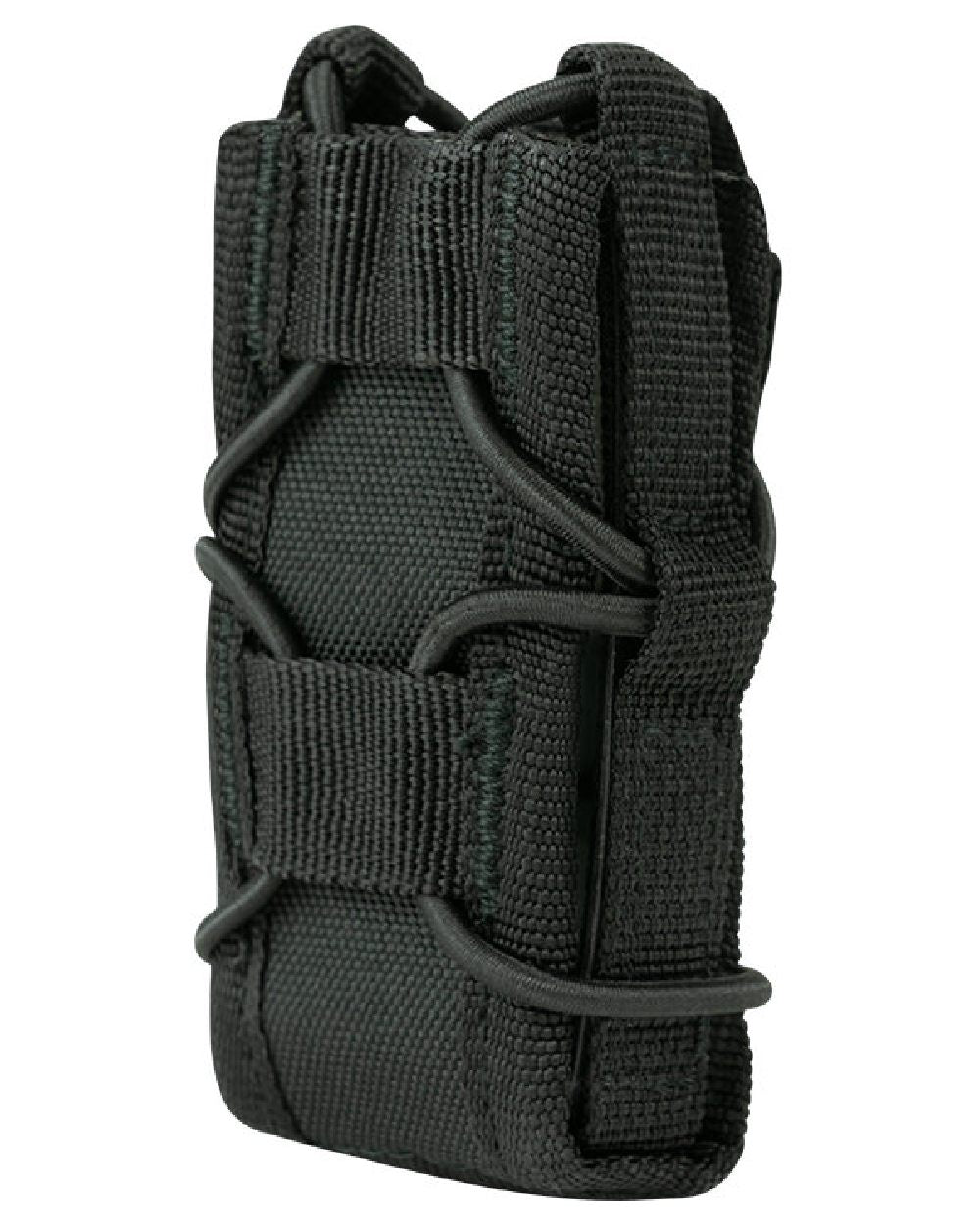 Black Coloured Viper Elite Pistol Mag Pouch on white background #colour_black