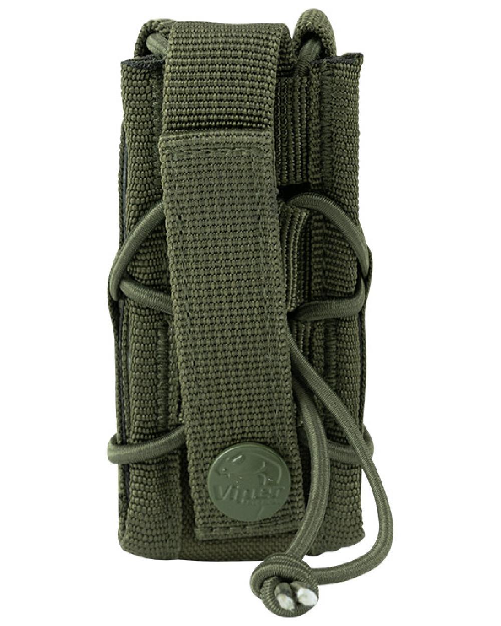Green Coloured Viper Elite Pistol Mag Pouch on white background #colour_green