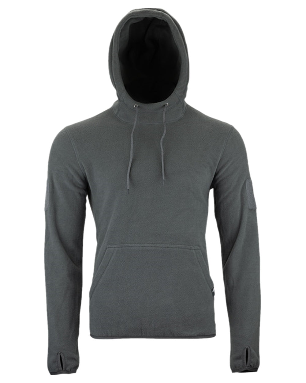 Titanium Coloured Viper Fleece Hoodie on white background #colour_titanium