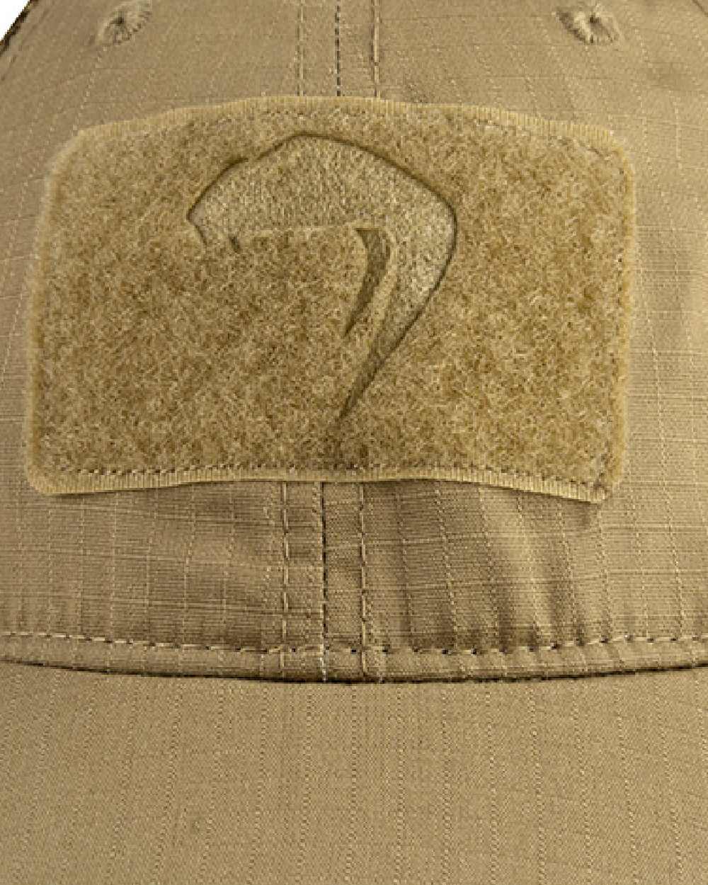 Coyote Coloured Viper Flexi-Fit Baseball Cap on white background #colour_coyote