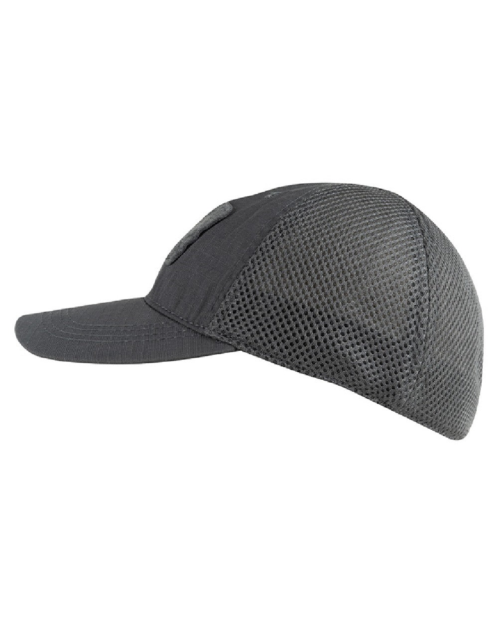Titanium Coloured Viper Flexi-Fit Baseball Cap on white background #colour_titanium