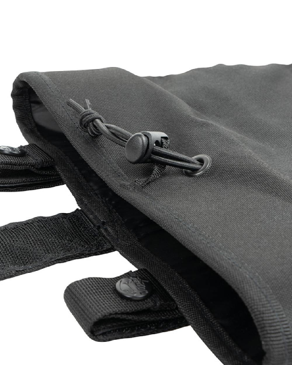 Black Coloured Viper Folding Dump Bag on white background #colour_black