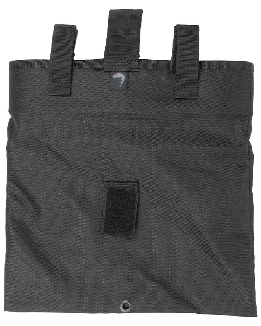 Black Coloured Viper Folding Dump Bag on white background #colour_black