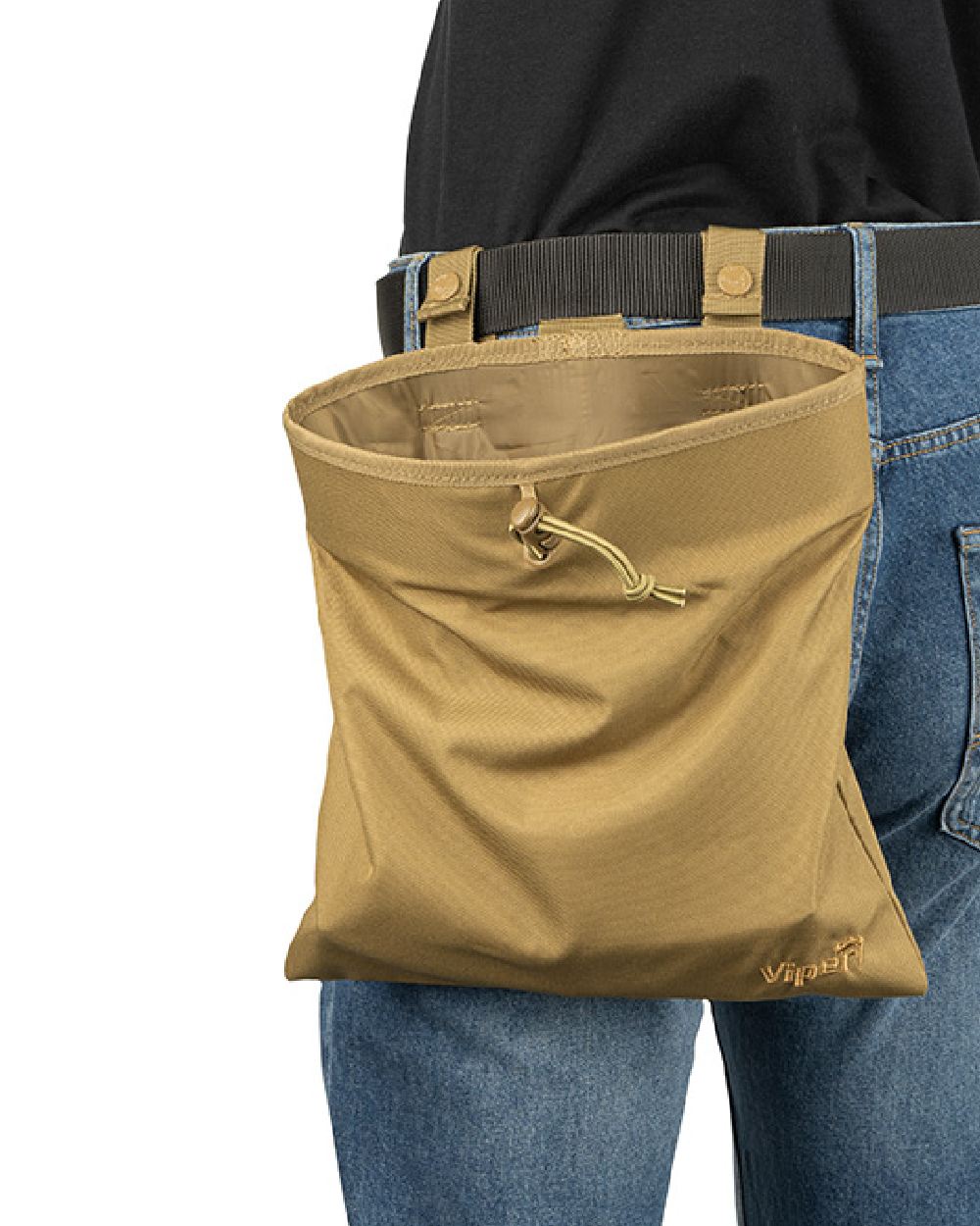 Coyote Coloured Viper Folding Dump Bag on white background #colour_coyote