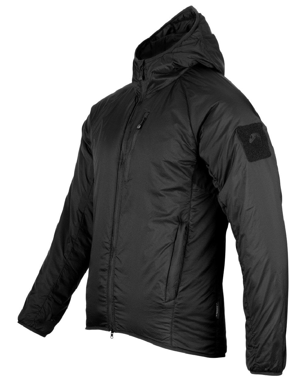 Black Coloured Viper Frontier Jacket on white background #colour_black