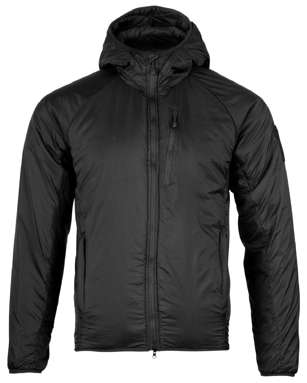 Black Coloured Viper Frontier Jacket on white background #colour_black