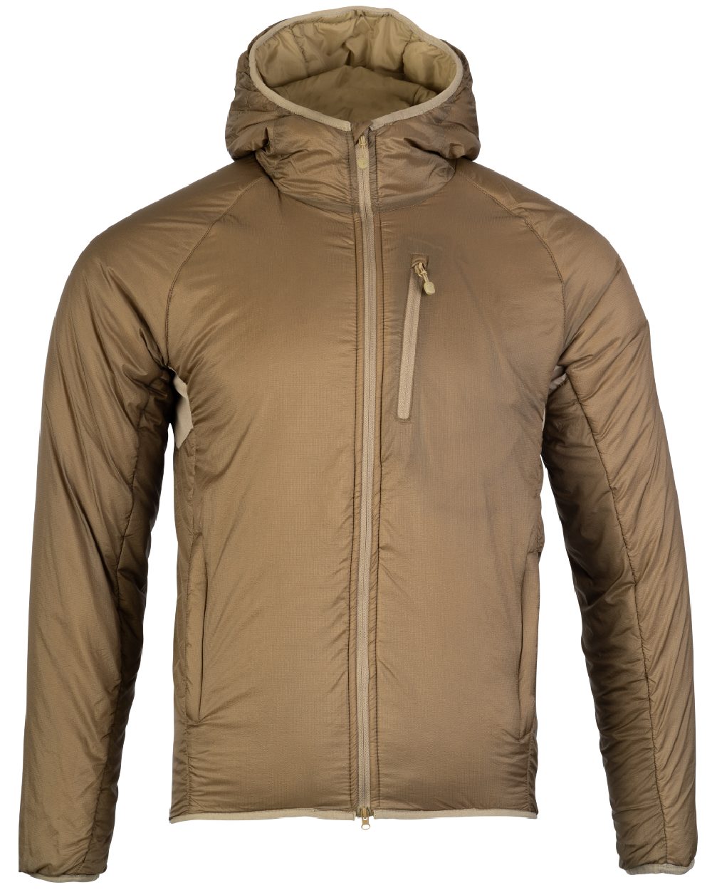 Dark Coyote Coloured Viper Frontier Jacket on white background #colour_dark-coyote