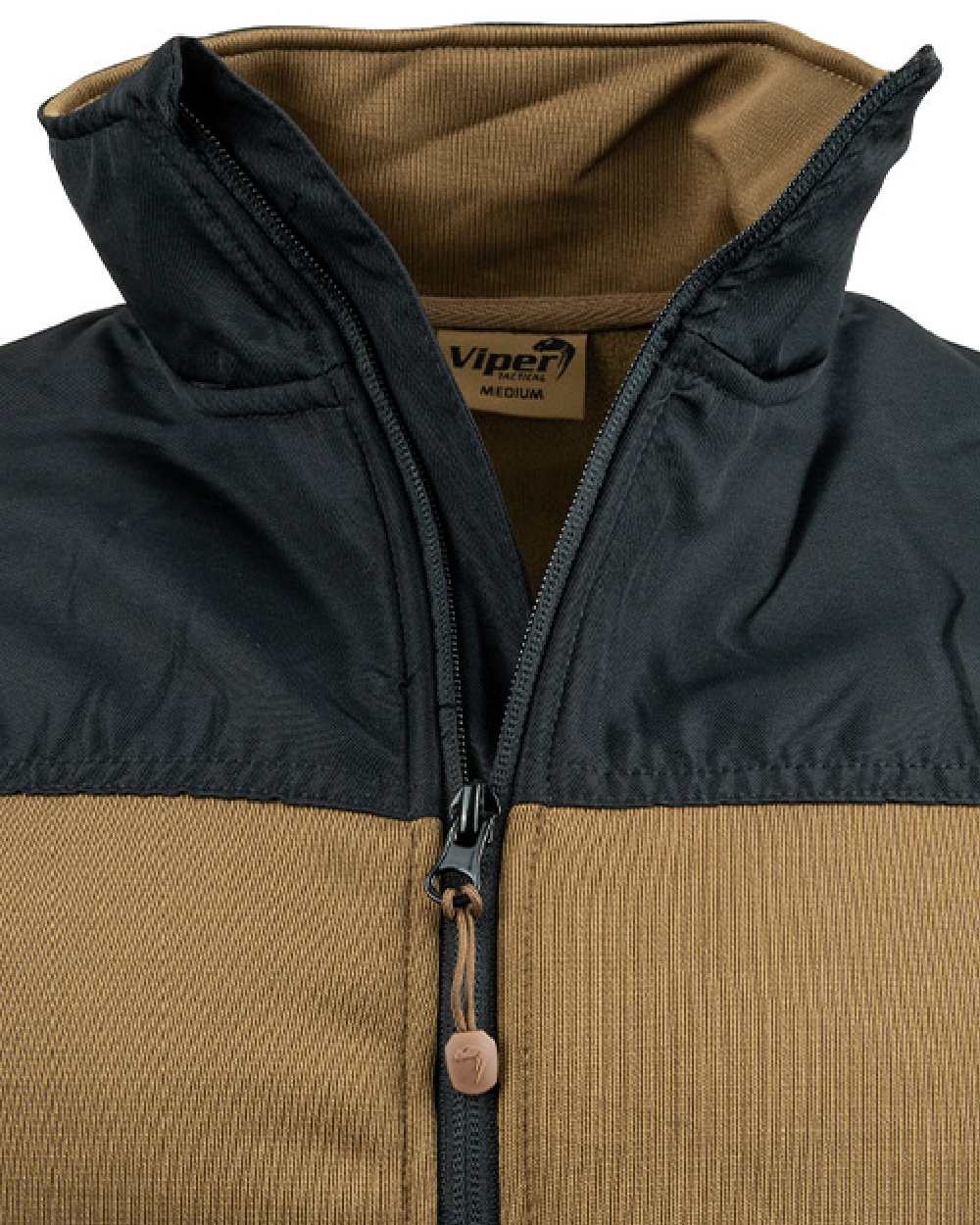 Coyote Coloured Viper Gen 2 Special Ops Fleece Jacket on white background #colour_coyote