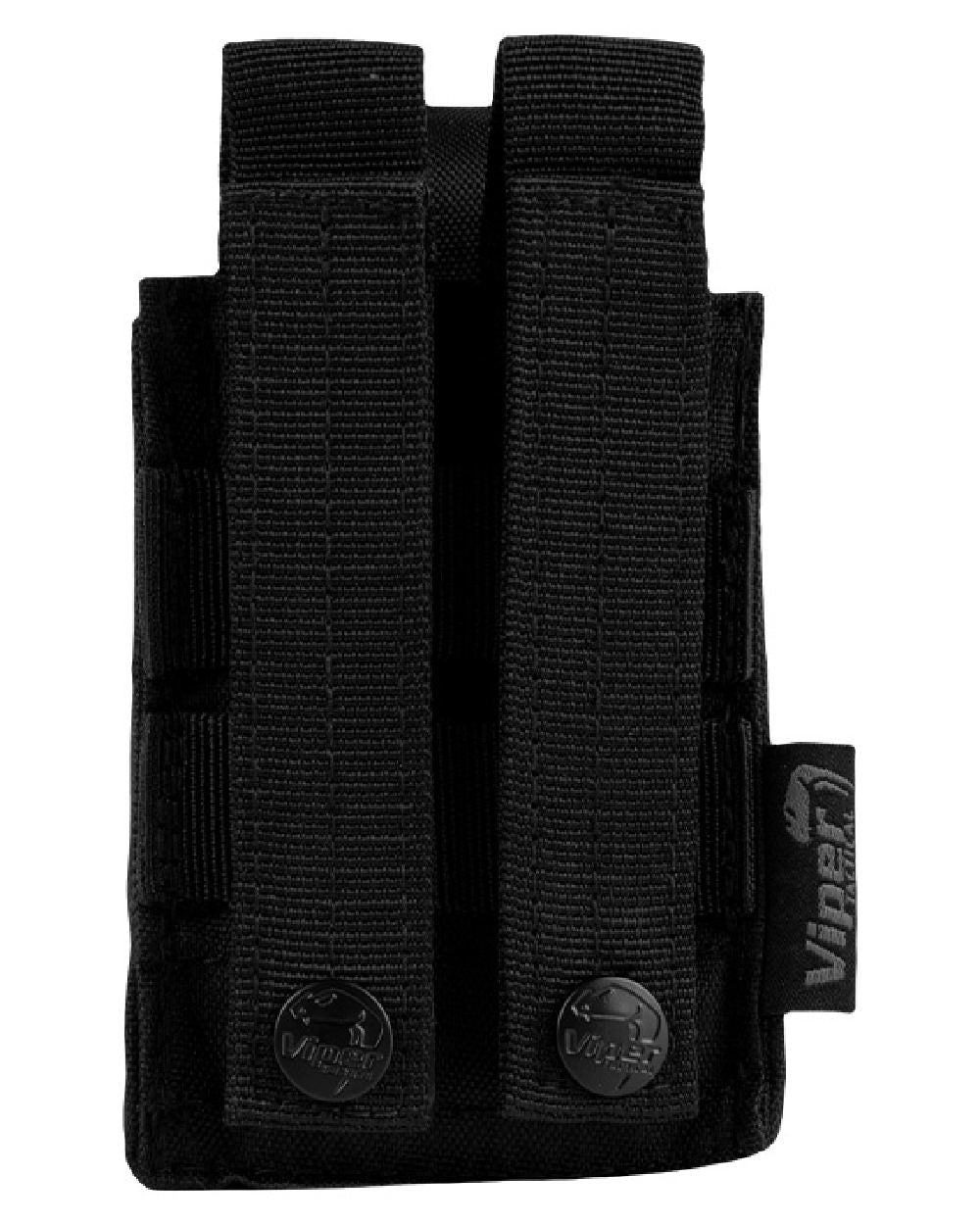 Black Coloured Viper Grenade Pouch on white background #colour_black