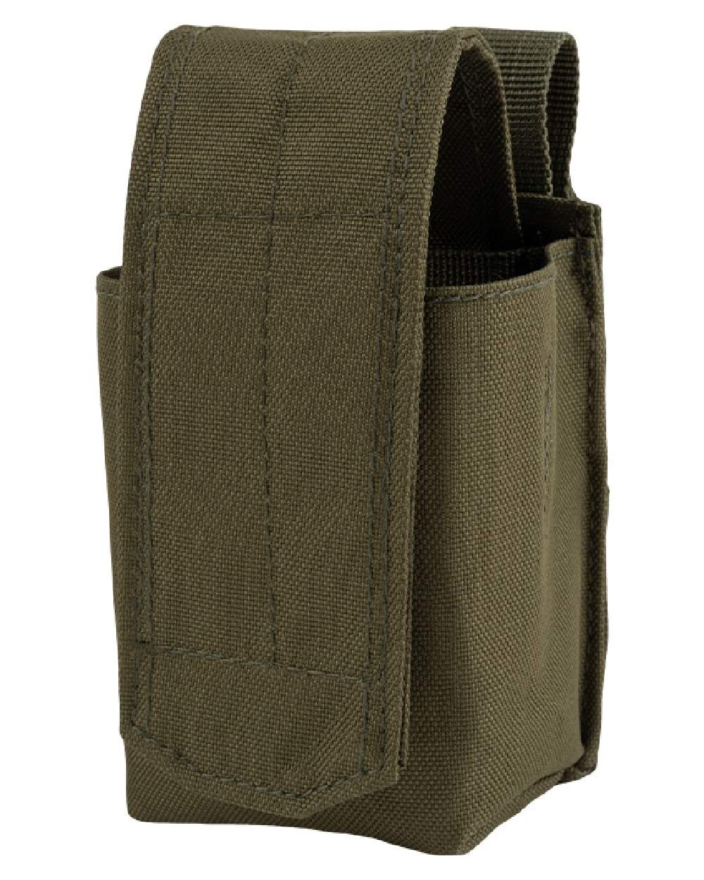 Green Coloured Viper Grenade Pouch on white background #colour_green