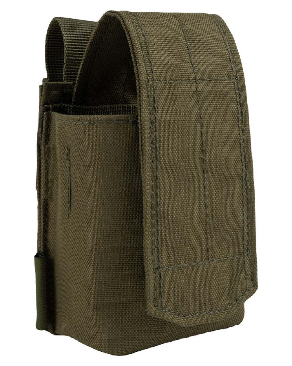 Green Coloured Viper Grenade Pouch on white background #colour_green