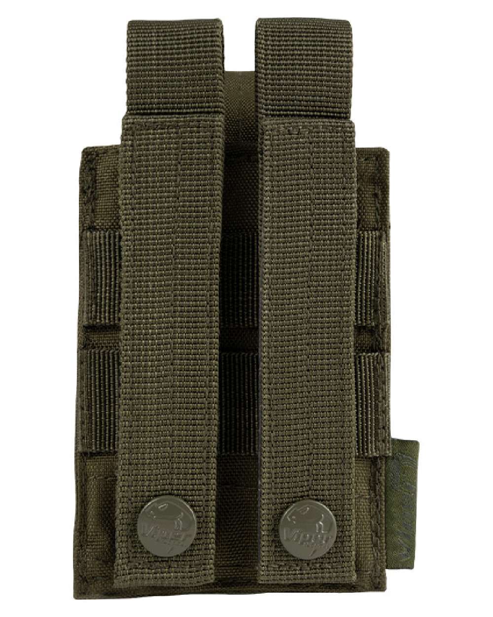 Green Coloured Viper Grenade Pouch on white background #colour_green