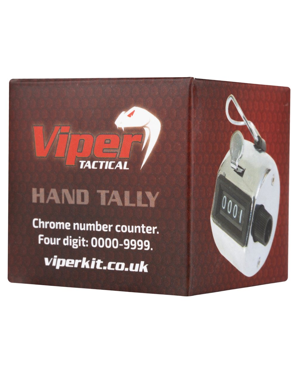 Chrome Coloured Viper Hand Tally on white background #colour_chrome