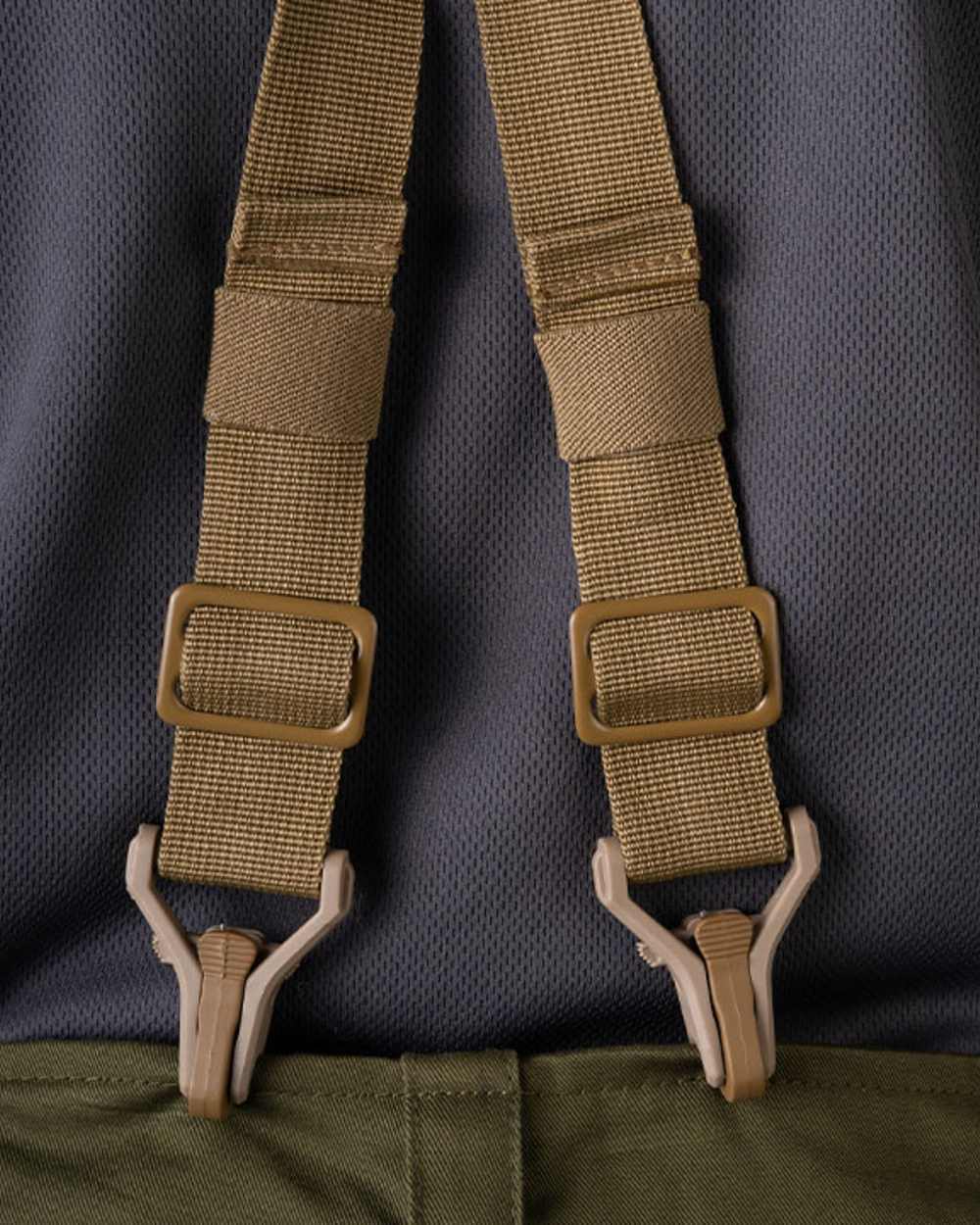 Coyote Coloured Viper Locking Harness on white background #colour_coyote