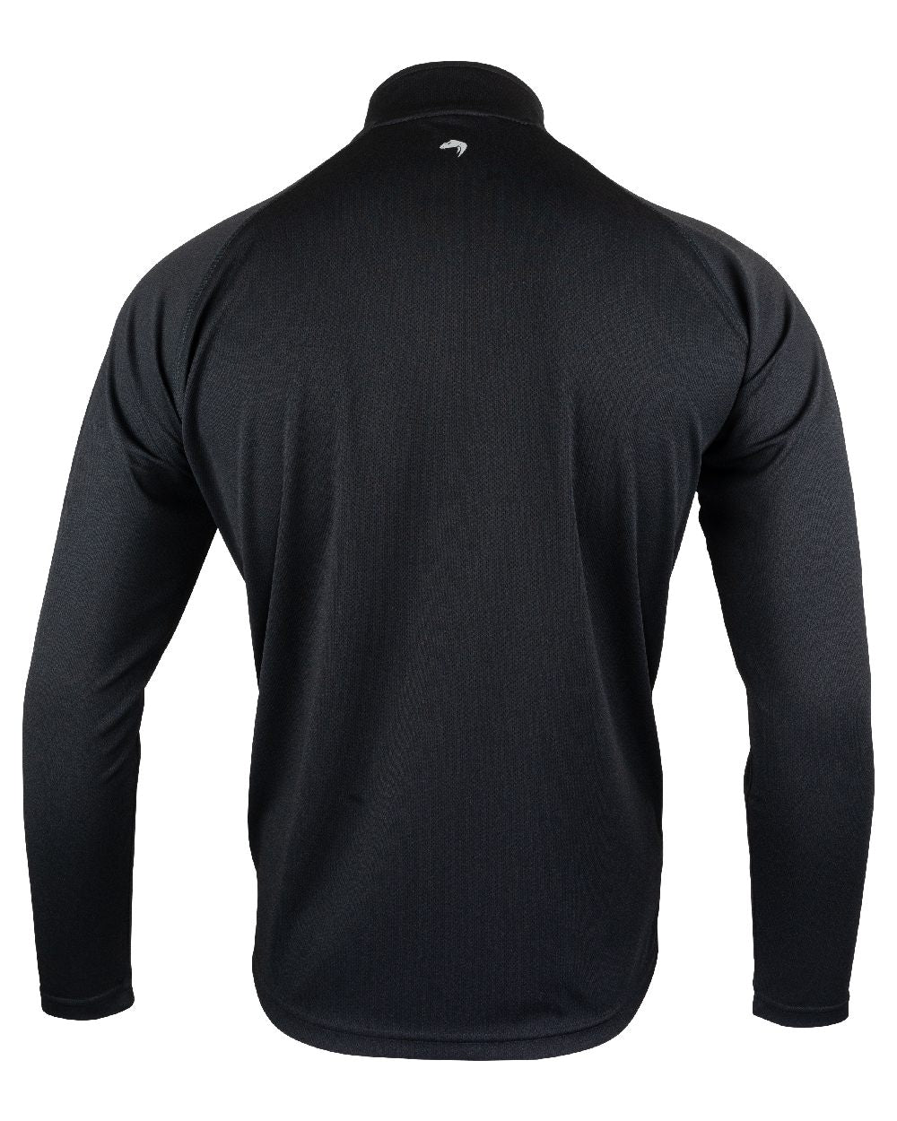 Black Coloured Viper Mesh-Tech Armour Top on white background #colour_black