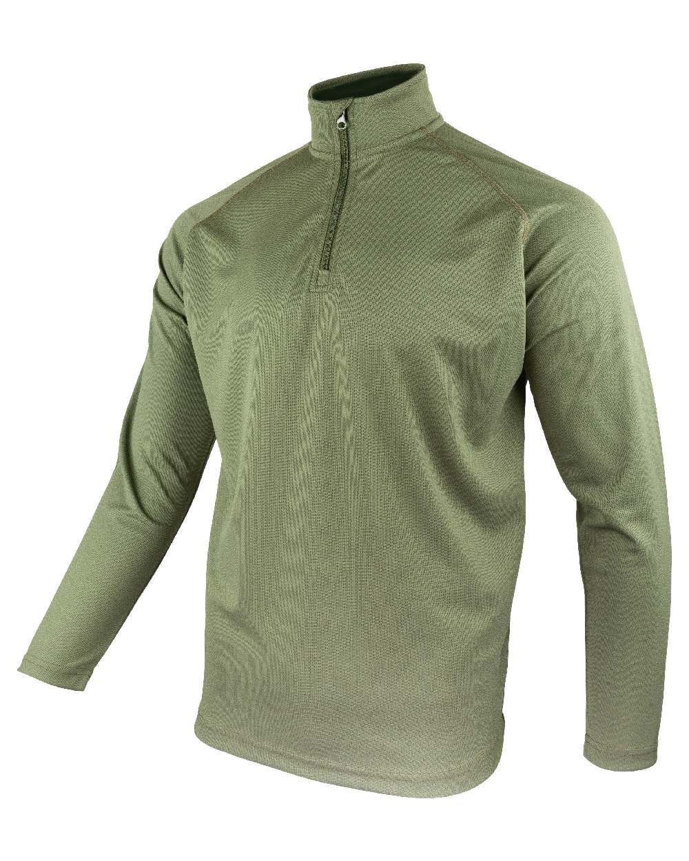 Green Coloured Viper Mesh-Tech Armour Top on white background #colour_green