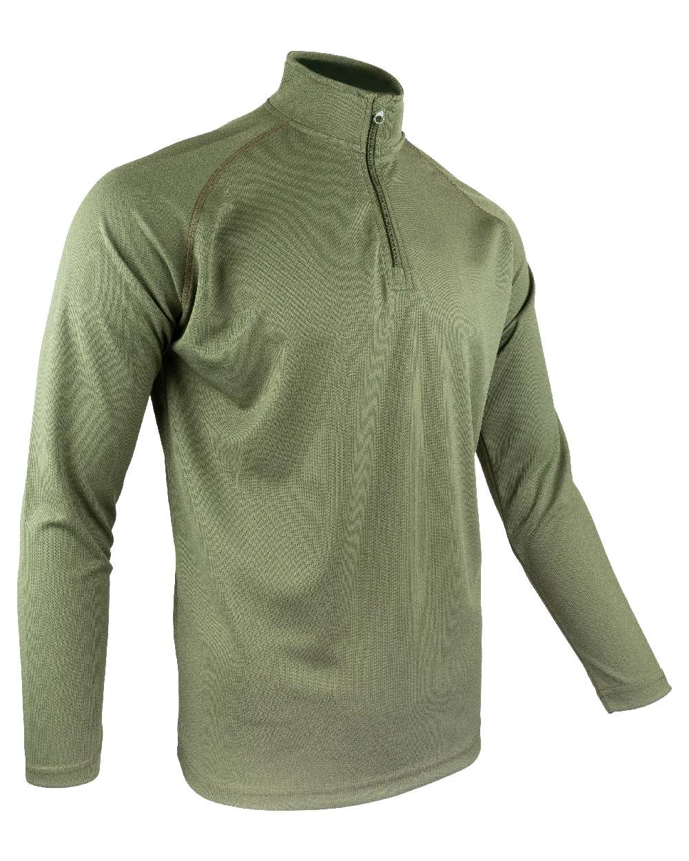 Green Coloured Viper Mesh-Tech Armour Top on white background #colour_green