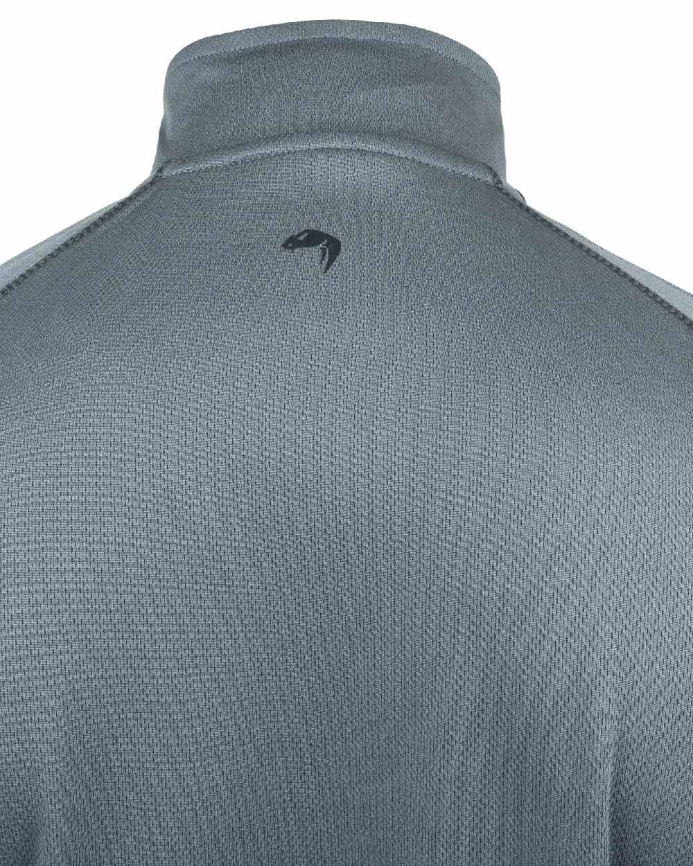 Titanium Coloured Viper Mesh-Tech Armour Top on white background #colour_titanium