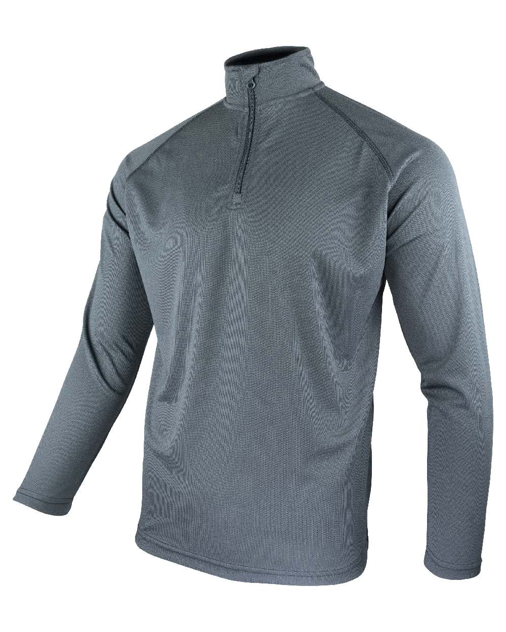 Titanium Coloured Viper Mesh-Tech Armour Top on white background #colour_titanium