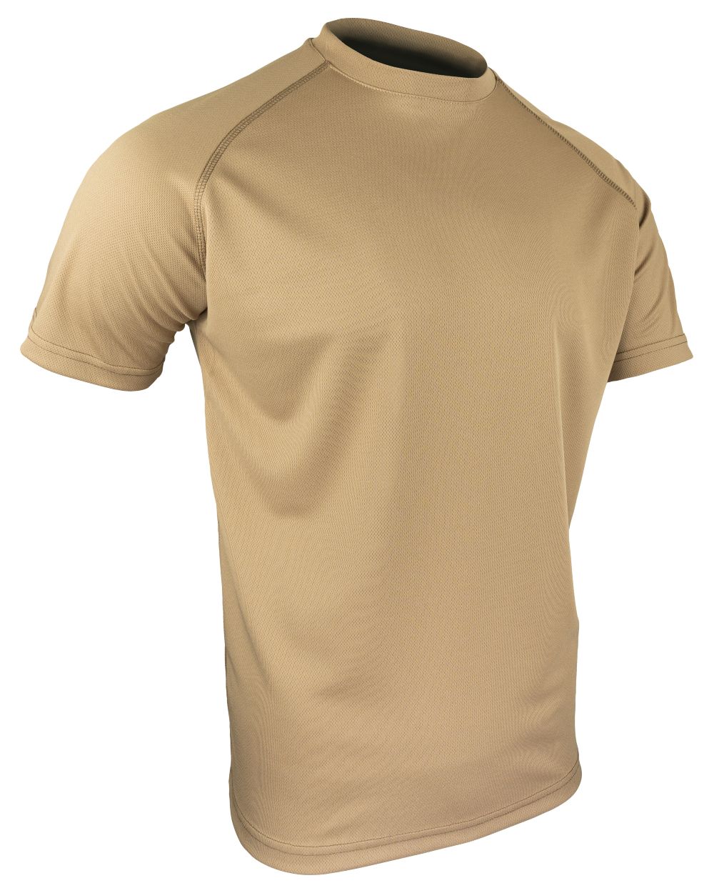 Coyote Coloured Viper Mesh-Tech T-Shirt on white background #colour_coyote