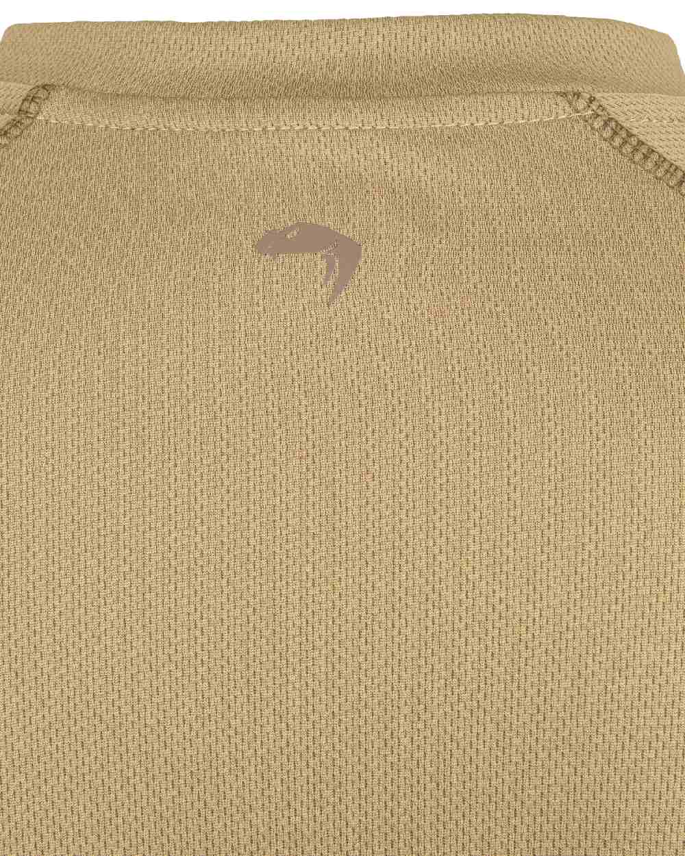 Coyote Coloured Viper Mesh-Tech T-Shirt on white background #colour_coyote