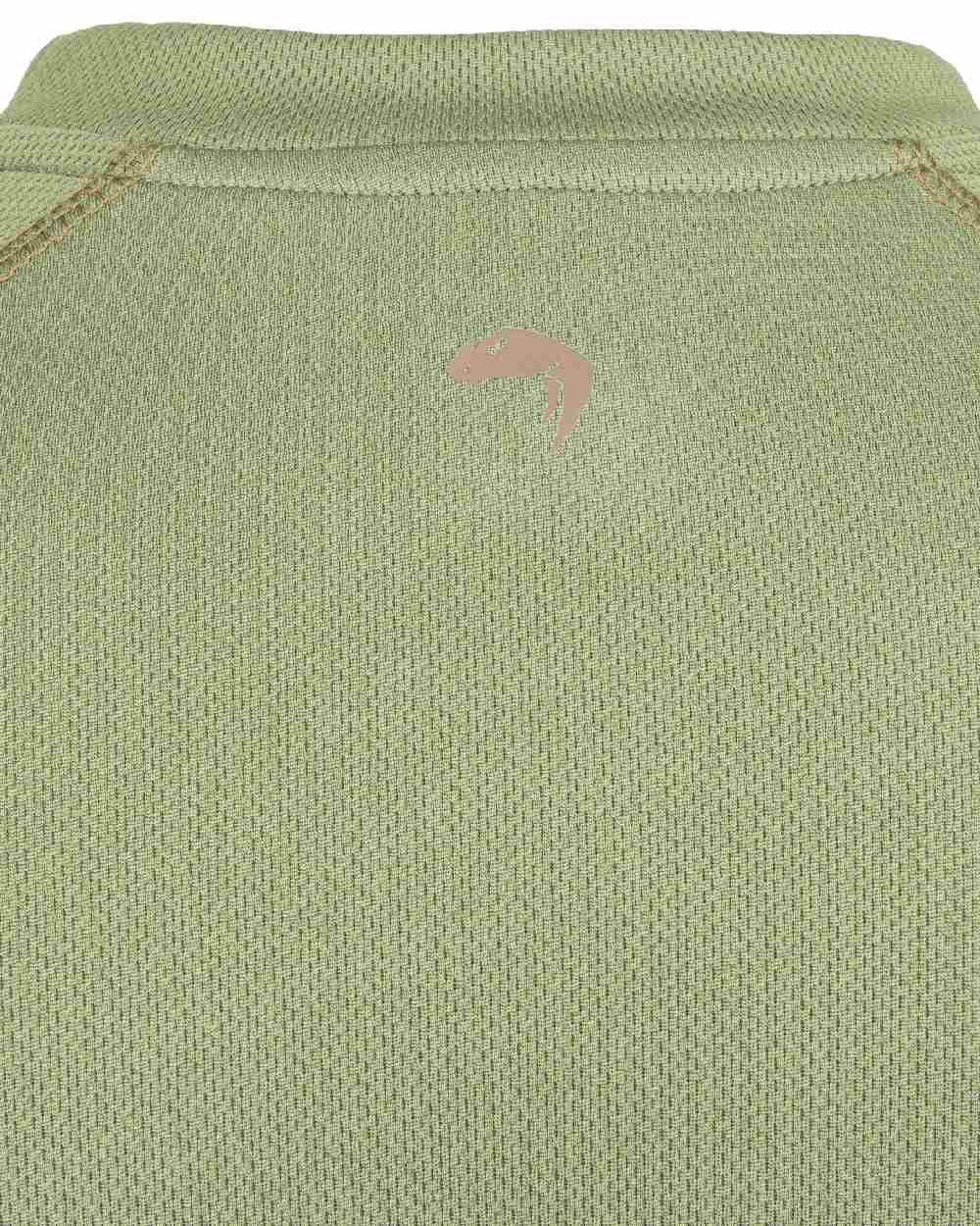 Green Coloured Viper Mesh-Tech T-Shirt on white background #colour_green