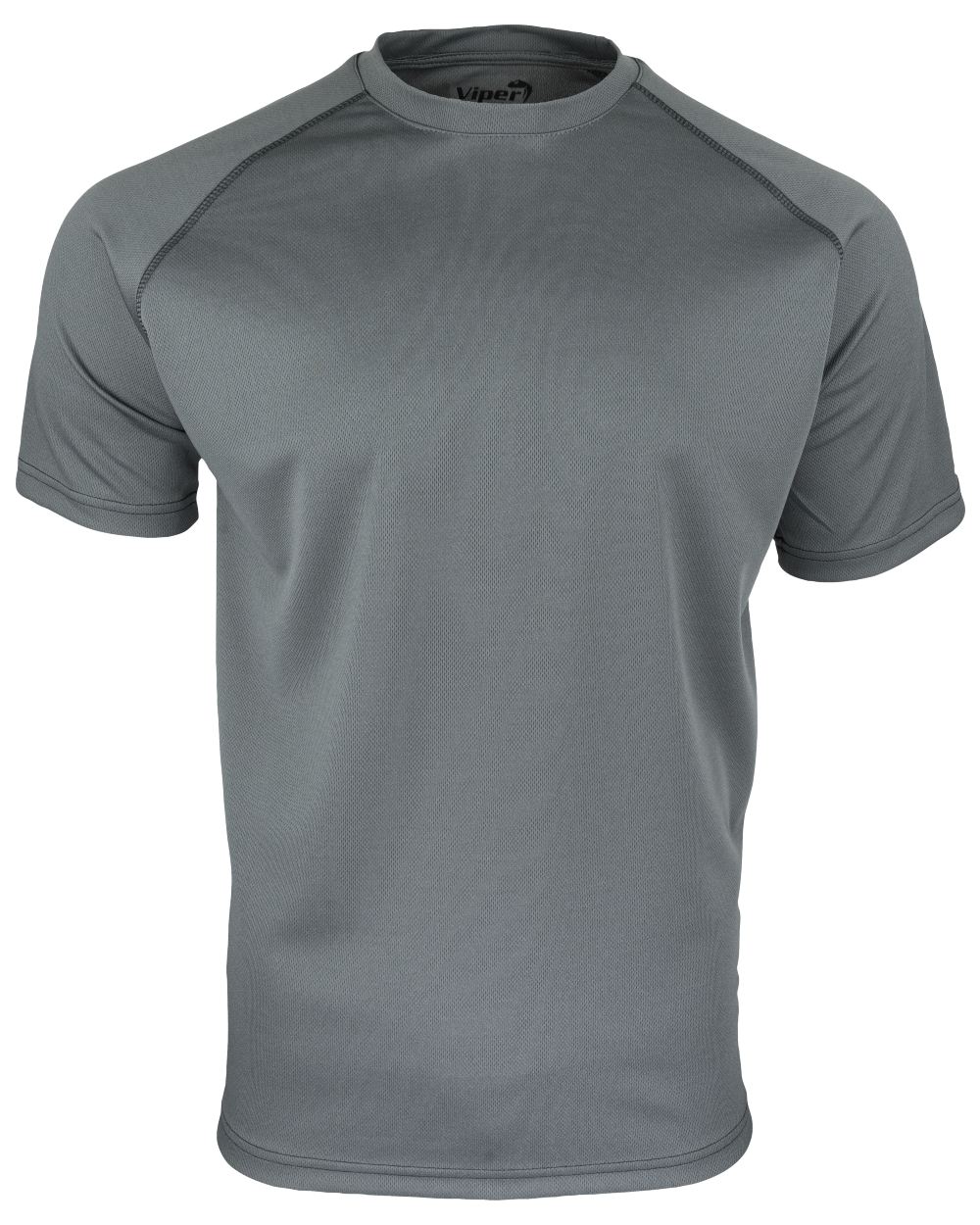 Titanium Coloured Viper Mesh-Tech T-Shirt on white background #colour_titanium