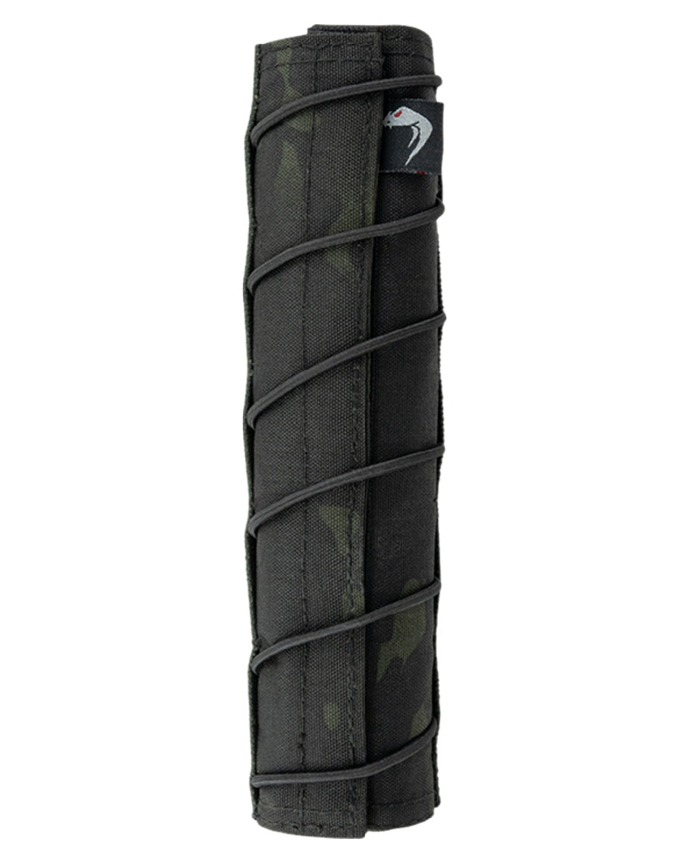 VCAM Black Coloured Viper Moderator Cover on white background #colour_vcam-black