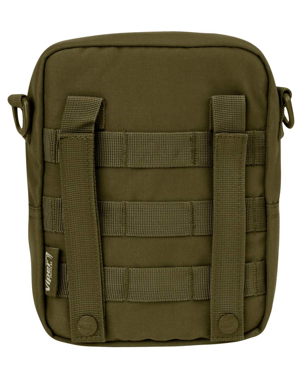 Green Coloured Viper Modular Carry Pouch on white background #colour_green