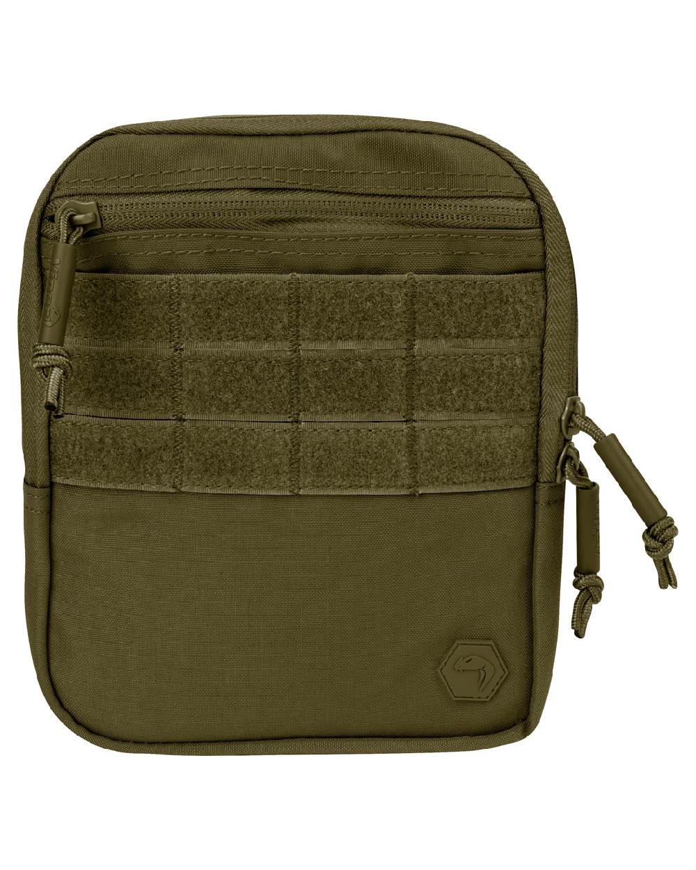 Green Coloured Viper Modular Carry Pouch on white background #colour_green