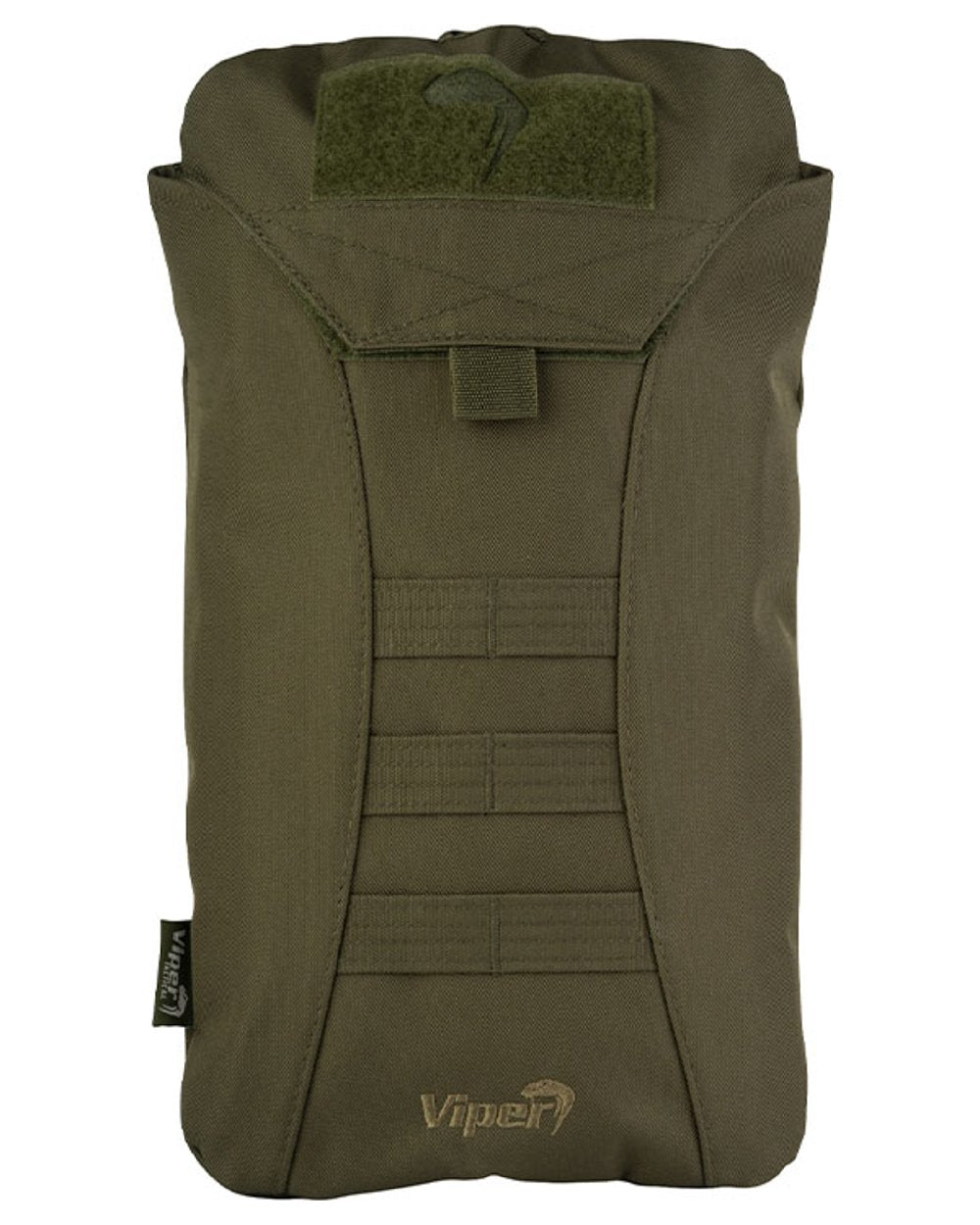 Green Coloured Viper Modular Hydration Pack on white background #colour_green