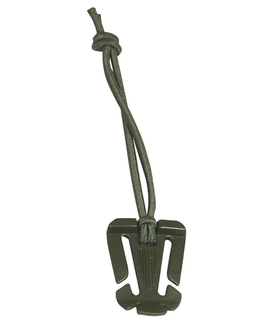 Green Coloured Viper Molle Bungee Retainer on white background #colour_green