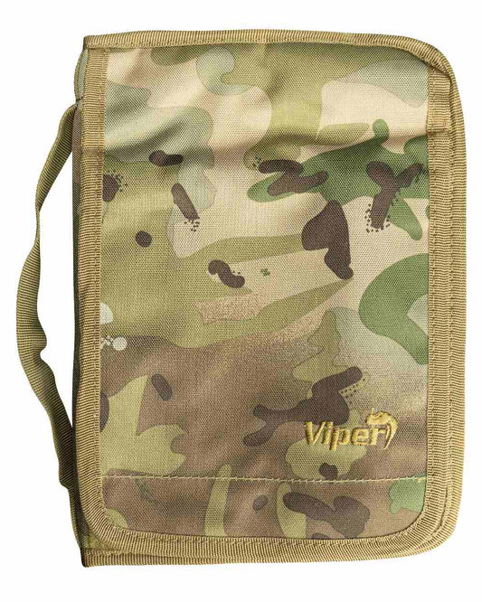 VCAM Coloured Viper Notebook Holder Camo on white background #size_a5