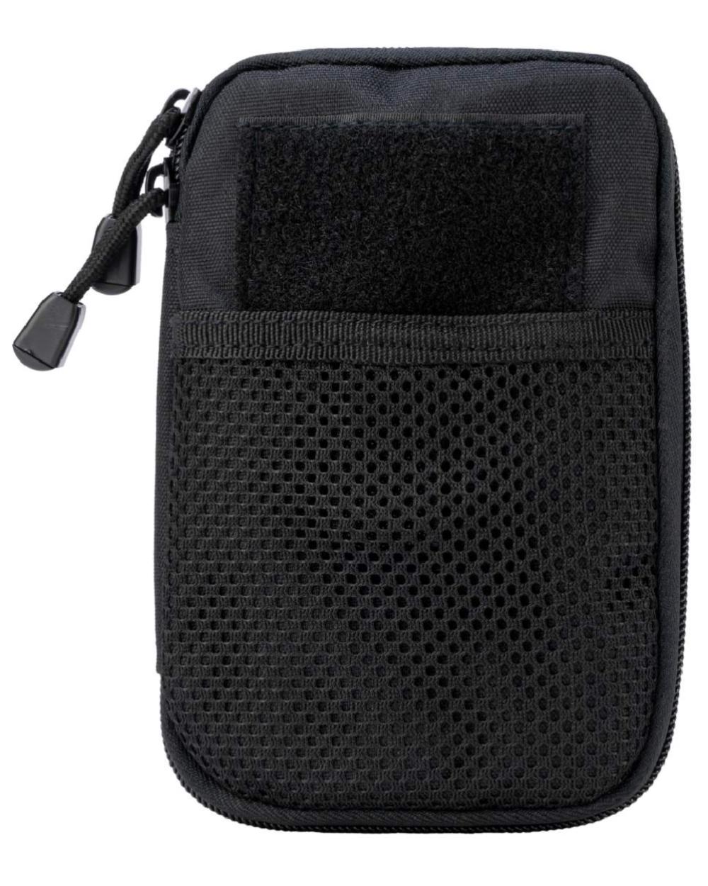 Black Coloured Viper Operators Pouch on white background #colour_black