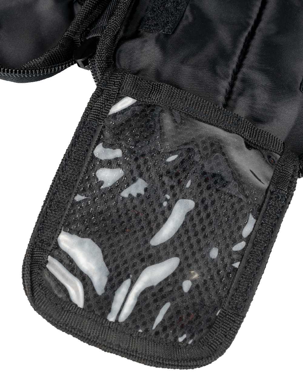 Black Coloured Viper Operators Pouch on white background #colour_black