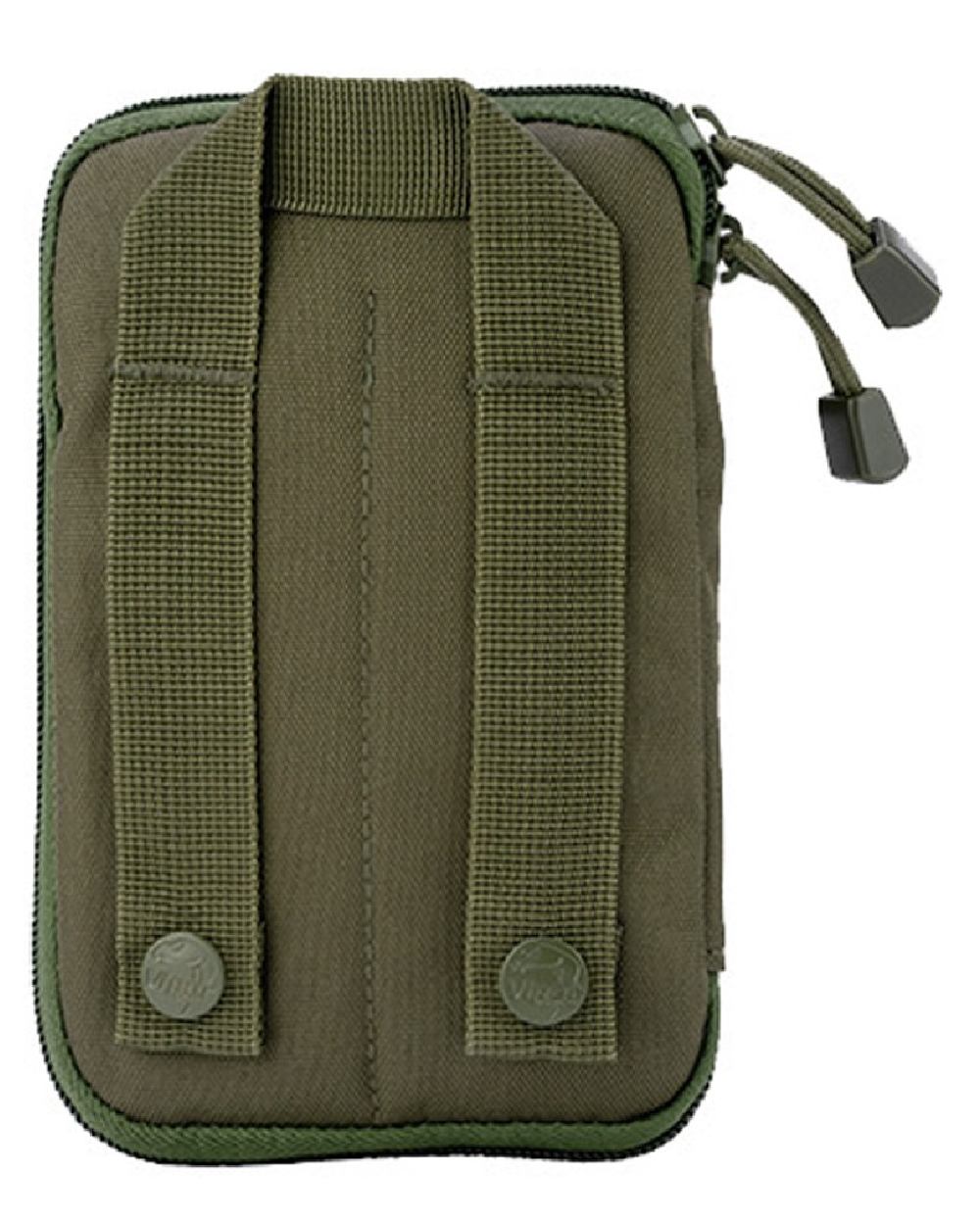 Green Coloured Viper Operators Pouch on white background #colour_green