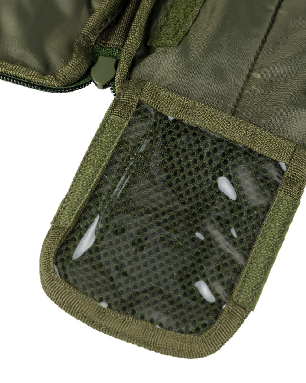 Green Coloured Viper Operators Pouch on white background #colour_green
