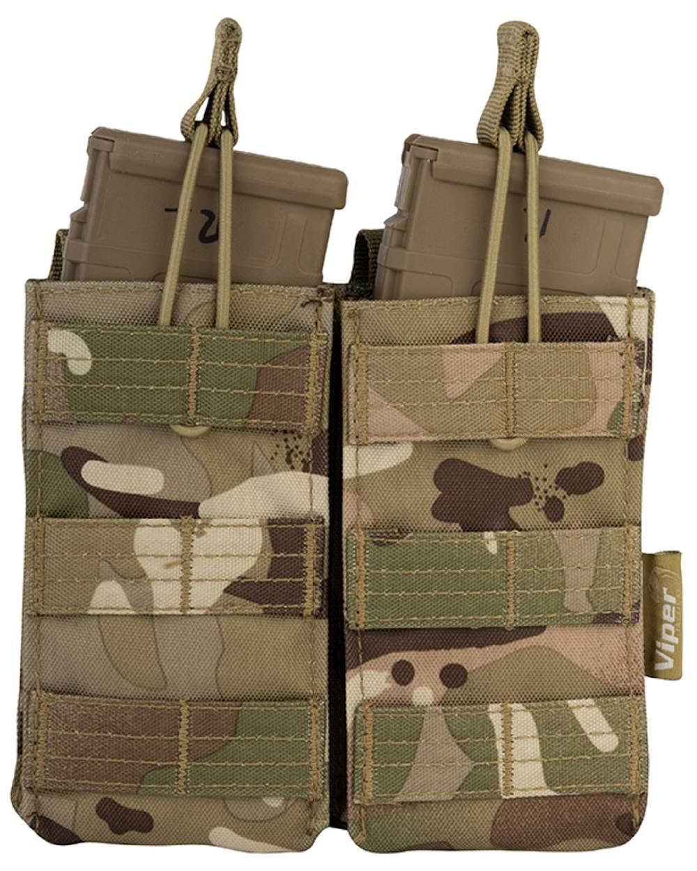 VCAM Coloured Viper Quick Release Double Mag Pouch on white background #colour_vcam