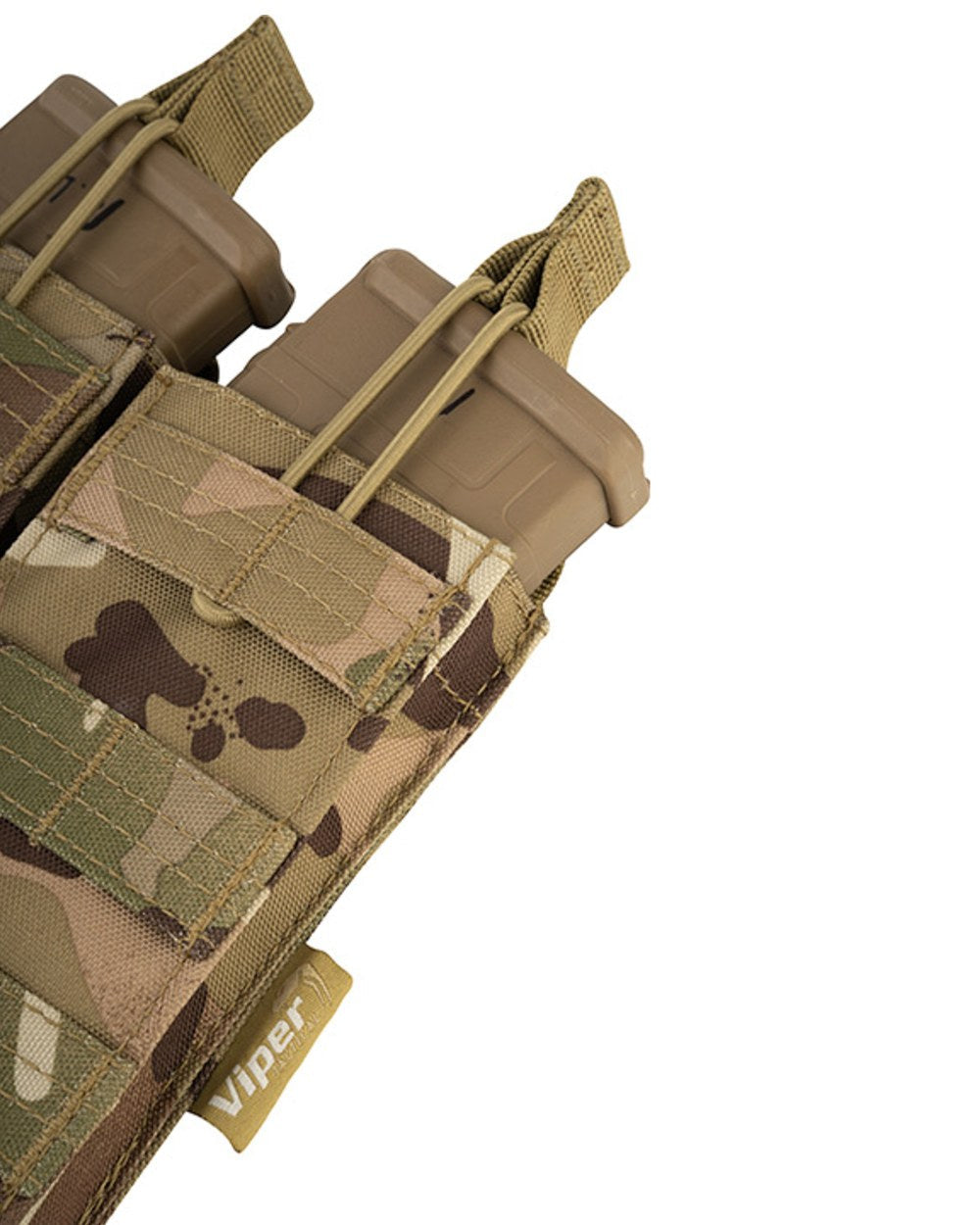 VCAM Coloured Viper Quick Release Double Mag Pouch on white background #colour_vcam